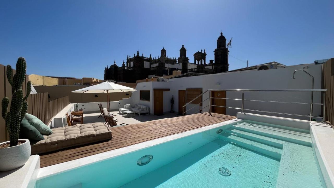 C-10 Vegueta Apartment - Private Rooftop Pool Las Palmas de Gran Canaria Exterior foto